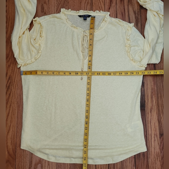 LRL Black Label Linen Blend Tunic Size XL - Picture 15 of 15